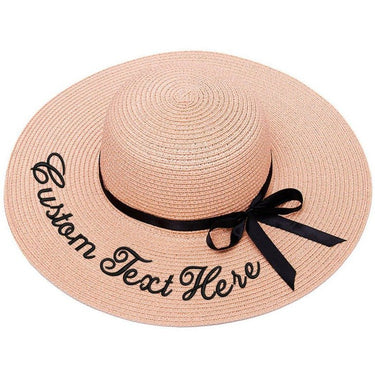 Chapeau De Paille Mariage Personnalisable